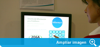 Pantalla de información familiar