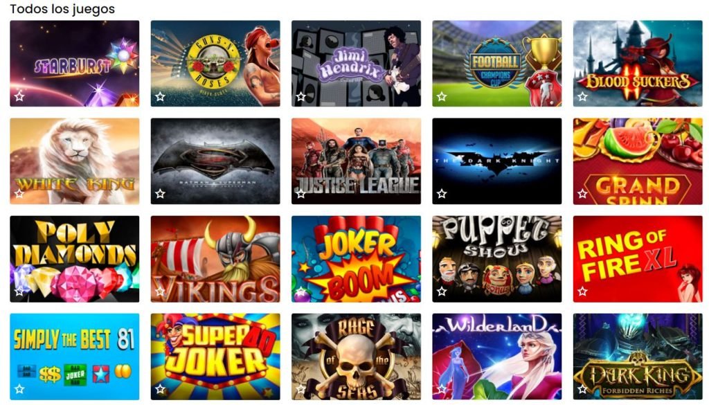 24CasinoBet juegos