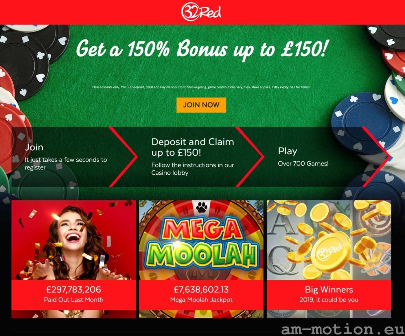 32Red casino
