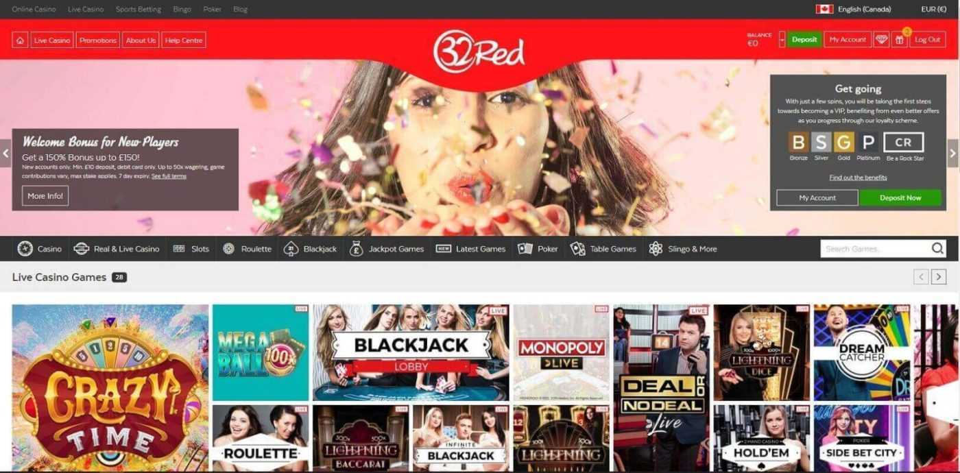 32Red casino
