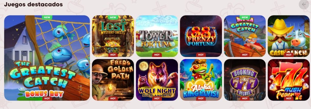 AgentSpins juegos