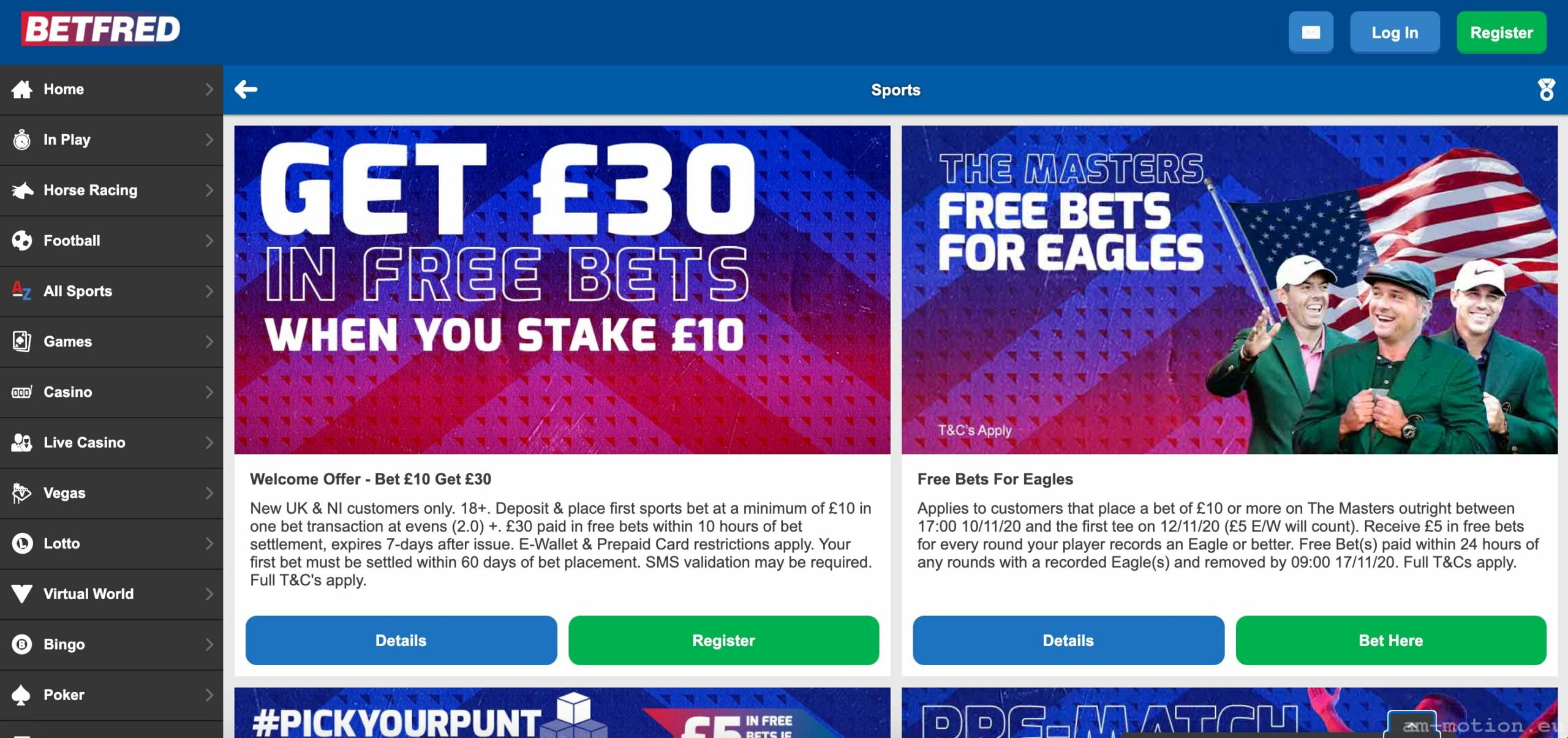 Betfred casino