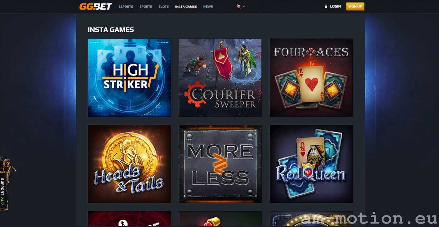 Juegos de GG.Bet