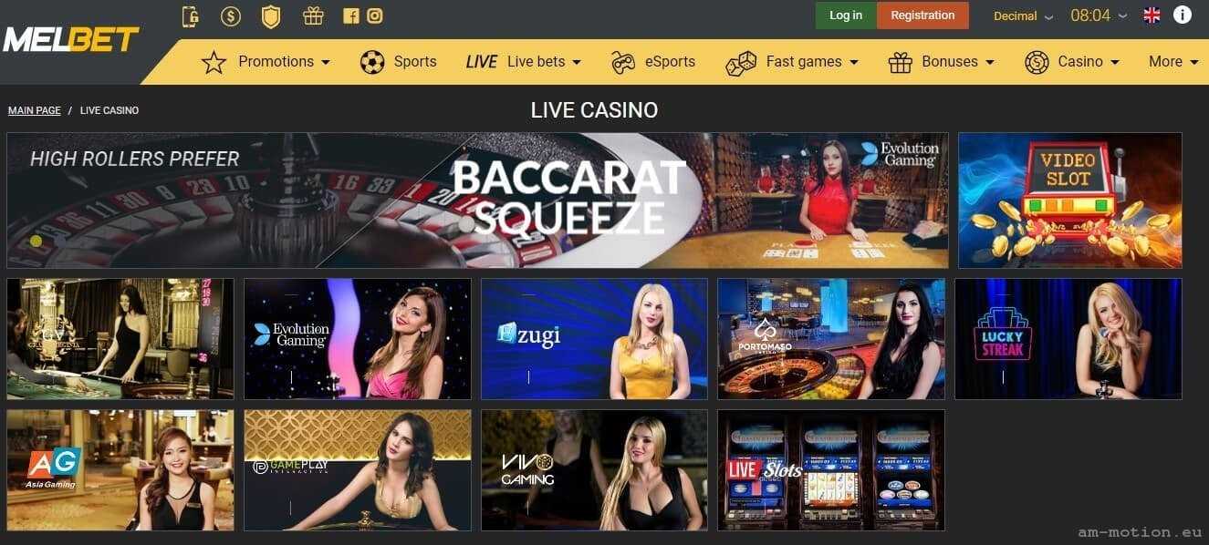 Melbet casino