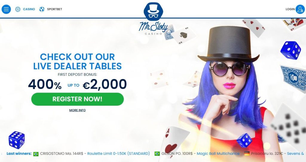 Mr Sloty Online Casino
