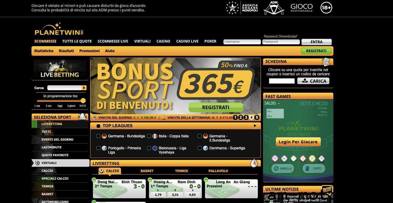 PlanetWin365 casino