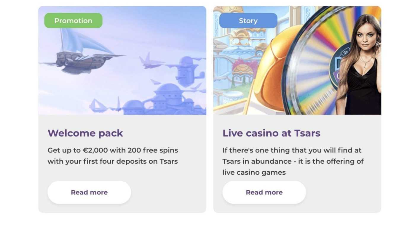 Tsars casino