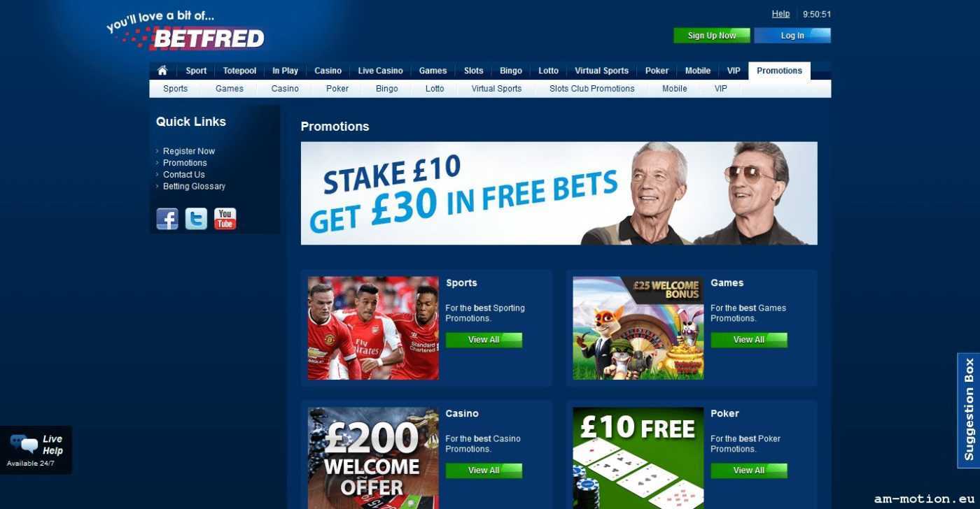 Betfred casino
