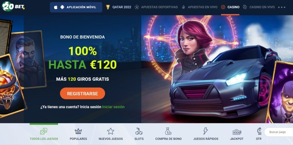 bono de bienvenida 20bet casino