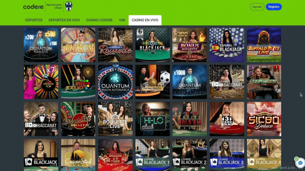 codere en vivo