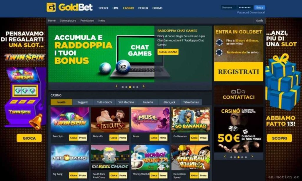 goldbet casino bono