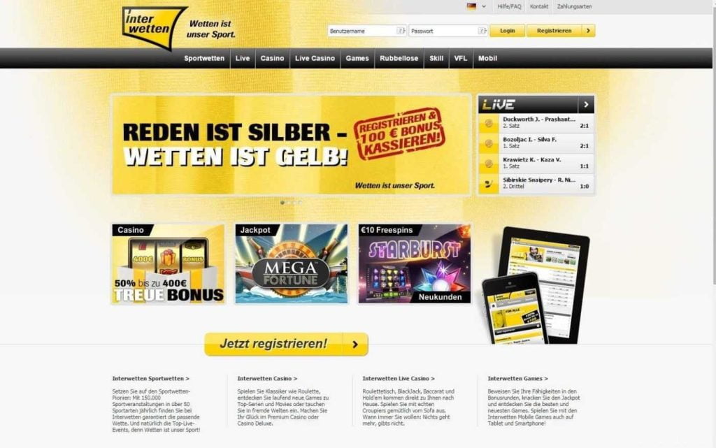 Interwetten casino