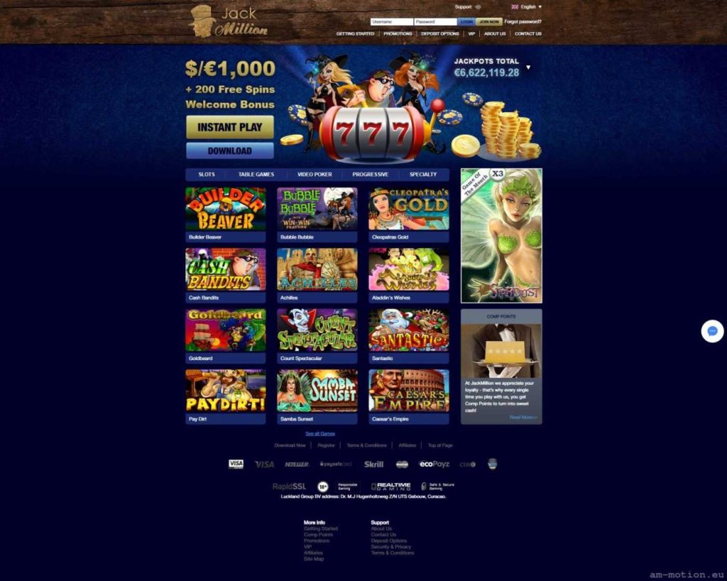 JackMillion casino