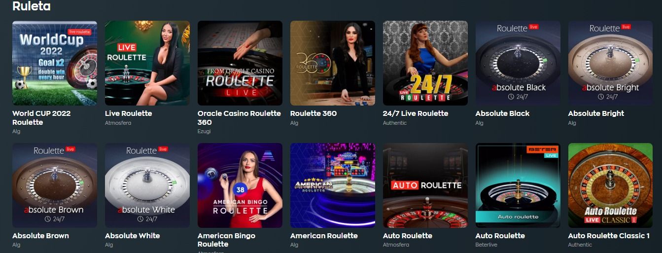 juegos de ruleta en vivo en vave