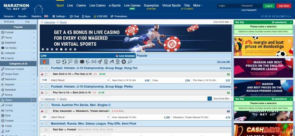 Marathonbet casino