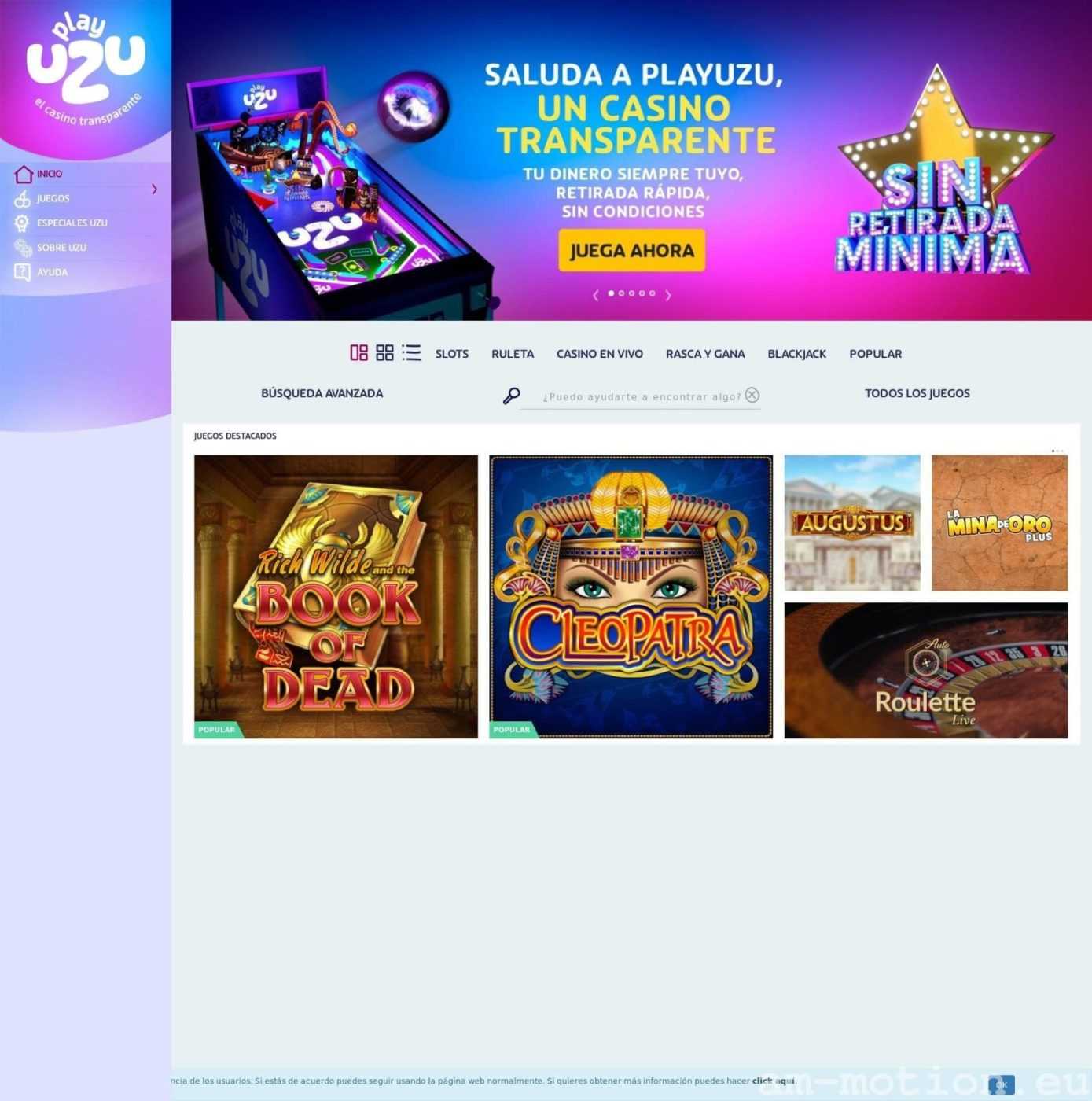 PlayUZU casino