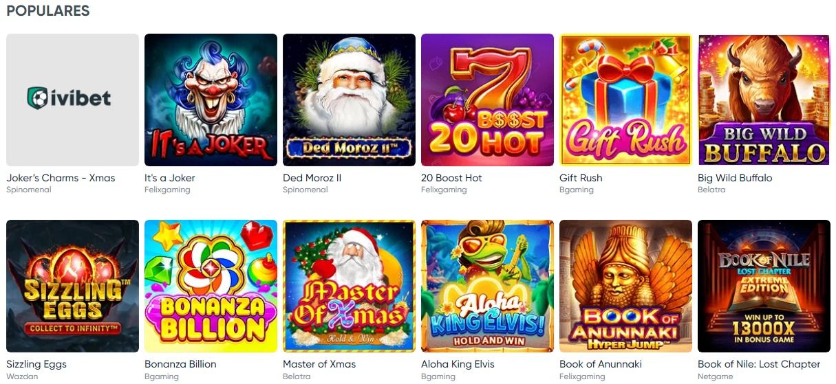 slots populares casino ivibet