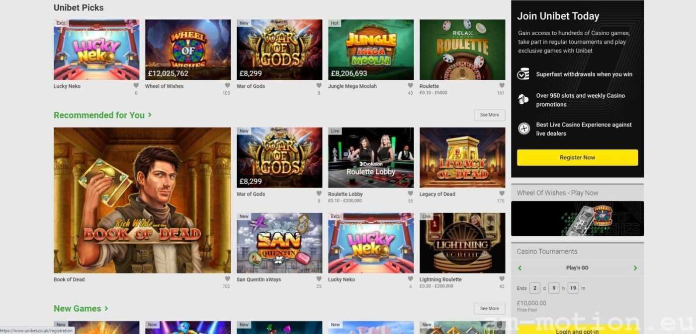 Unibet casino