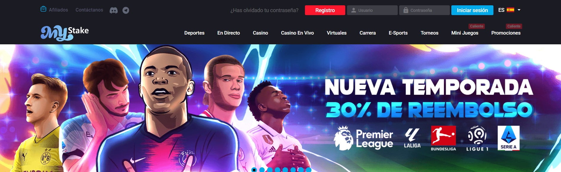 Bonos y promociones de Mystake casino