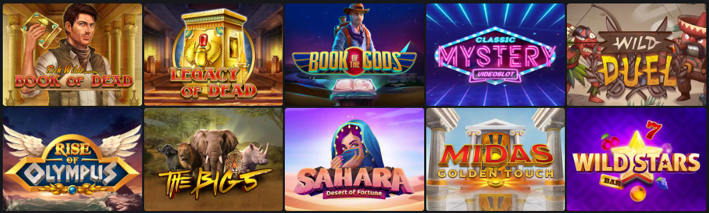 Juegos y proveedores en One Casino