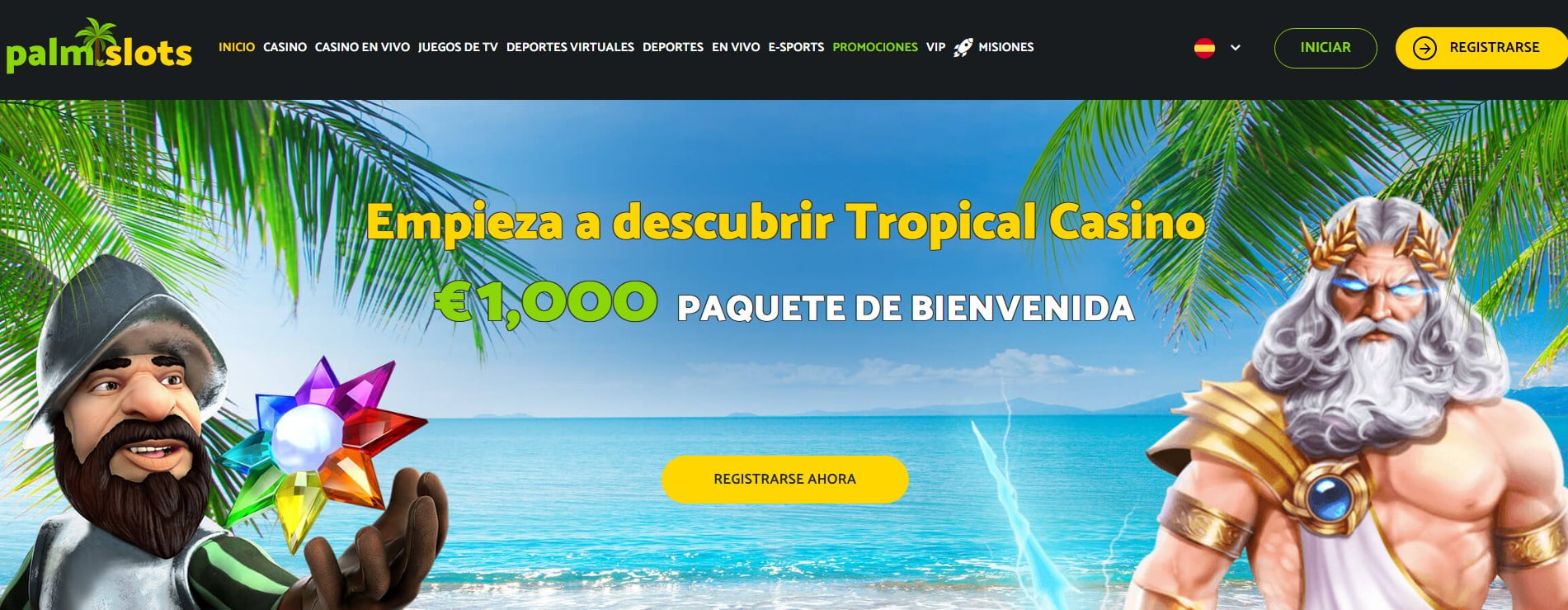 Palmslots Casino bonos y promociones