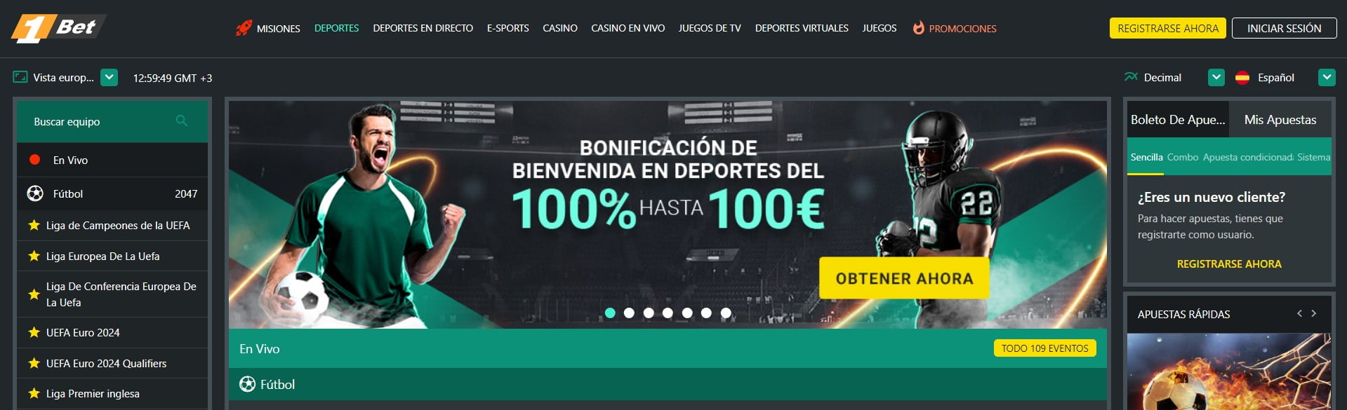 Bonos en el casino 1bet 