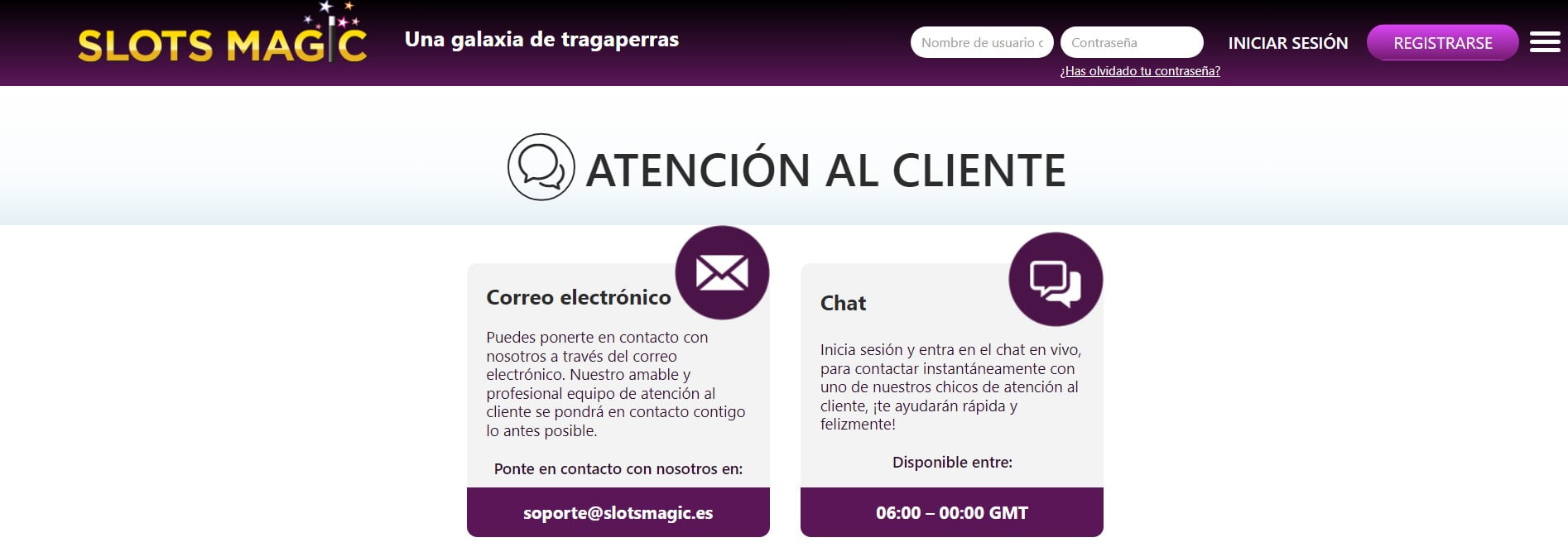 Servicio de atención al cliente