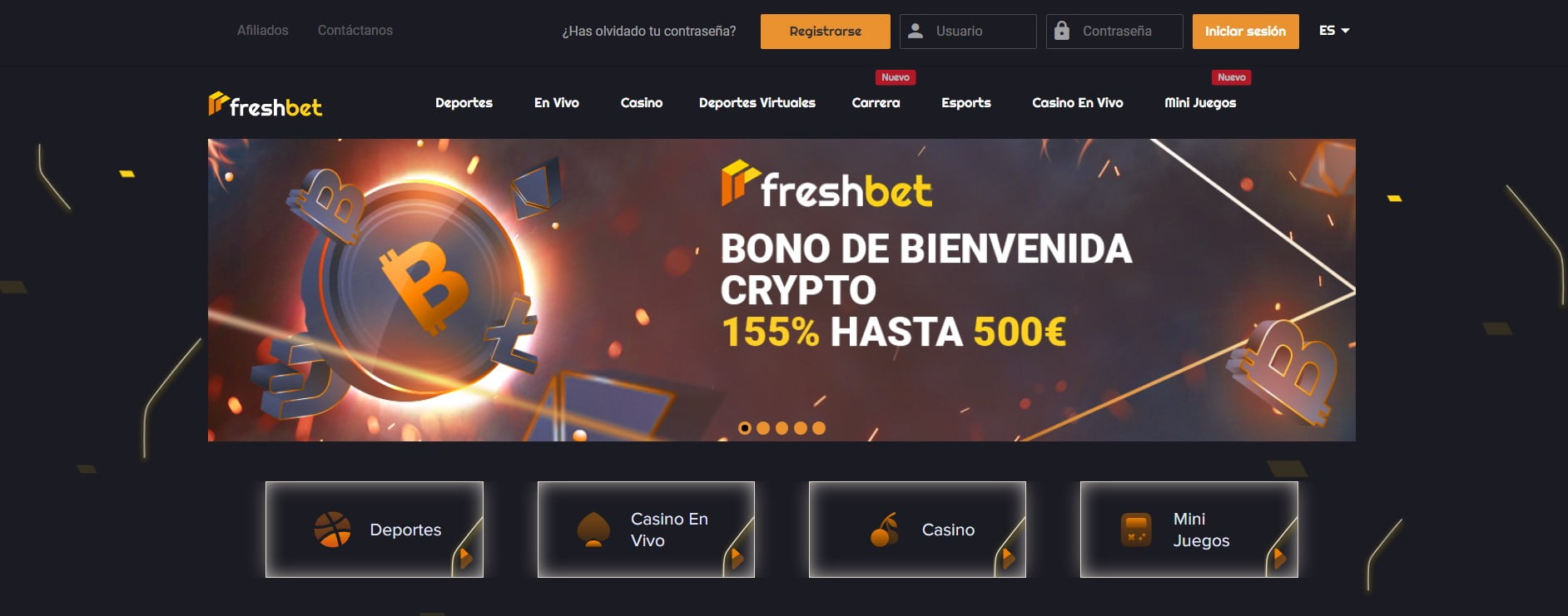 Bonos y promociones en el casino Freshbet
