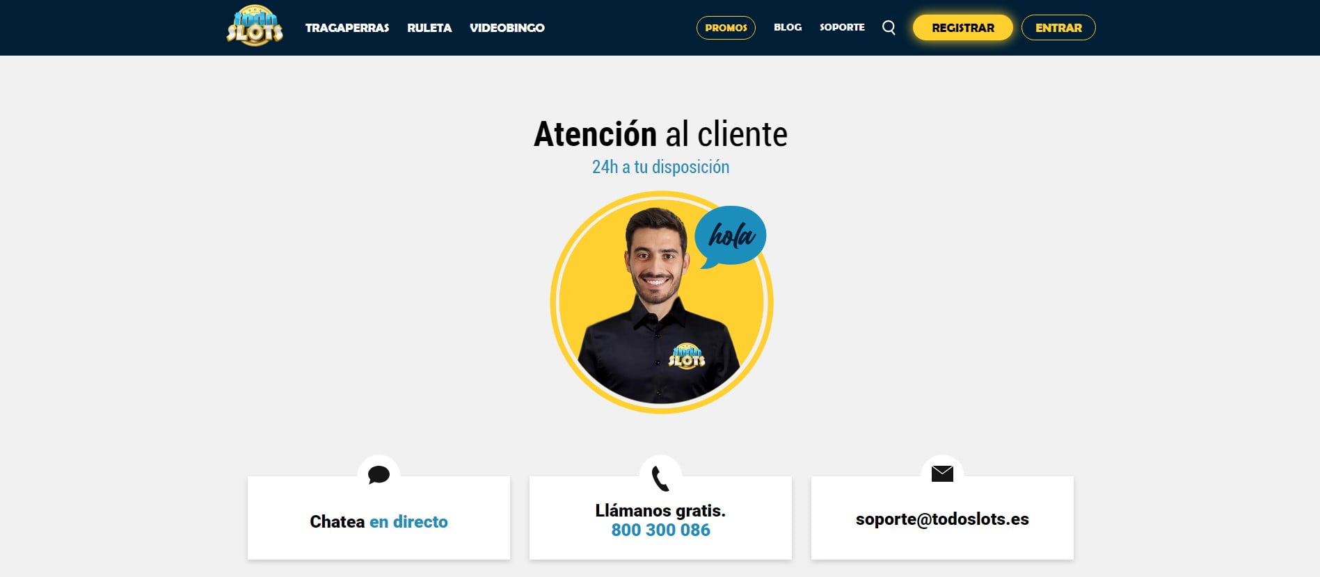 Servicio de atención al cliente
