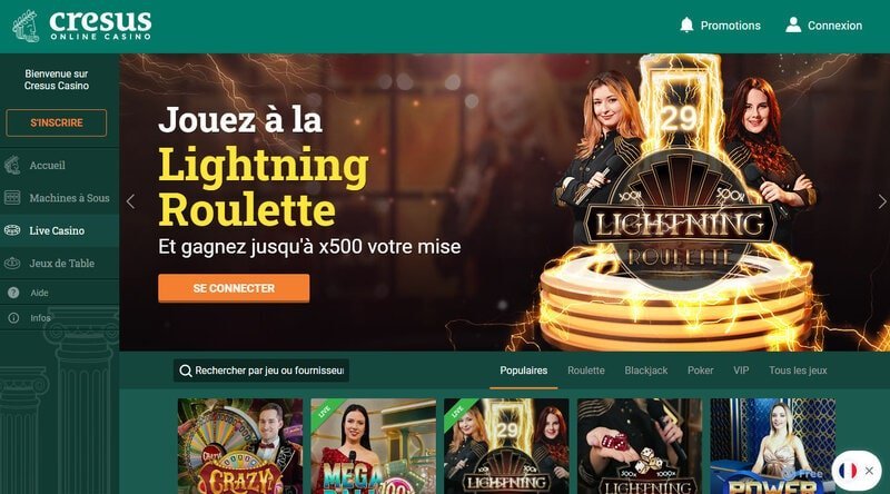 Bonos de casino en Cresus