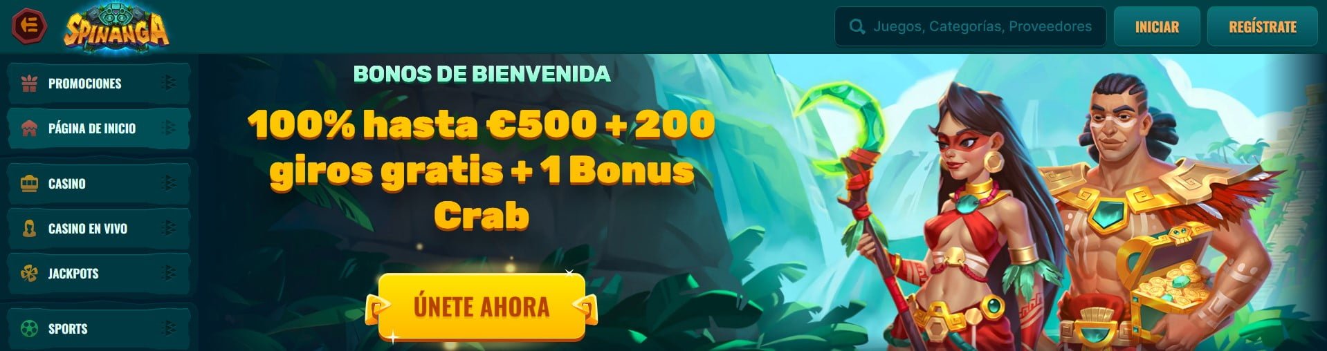 Bonos y Promociones de Casino Spinanga