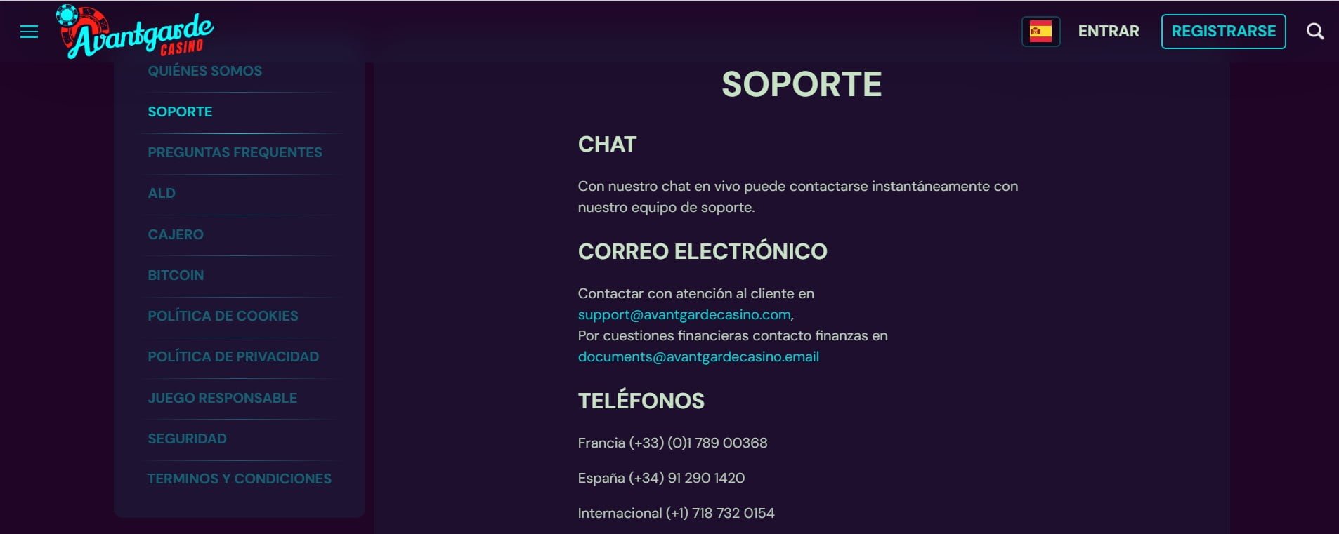 Servicio de atención al cliente