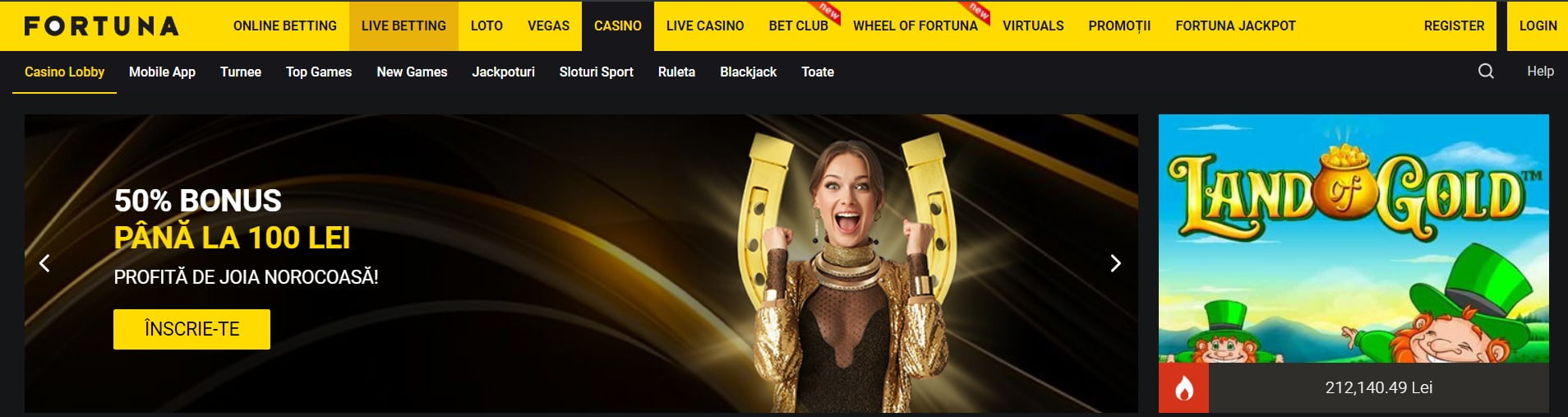 Bonos y promociones en el Fortuna Casino
