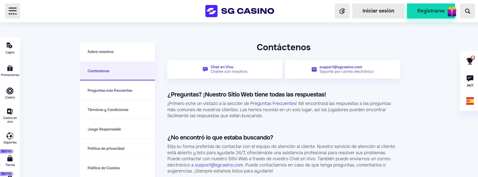 Servicio al Cliente