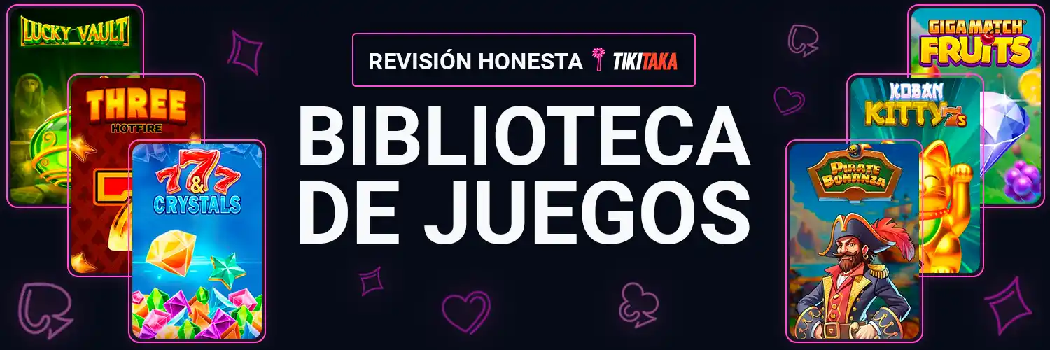 BIBLIOTECA DE JUEGOS
